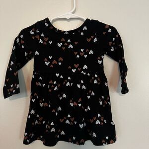 12 month heart dress good for Halloween or Valentine’s Day